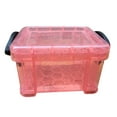 thumbnail image 1 of Zmeidao Mini Plastic Storage Box with Locking Lid, Clear Small Organizer Container for Jewelry Beads Small Crafts Items Accessories, 1 of 5