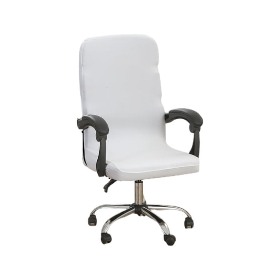 Zmeidao Office Chair Cover, Stretch Desk Rotating Chair Slipcovers, Anti-dust Removable Washable High Back Computer Seat Protector for Pets, M Size