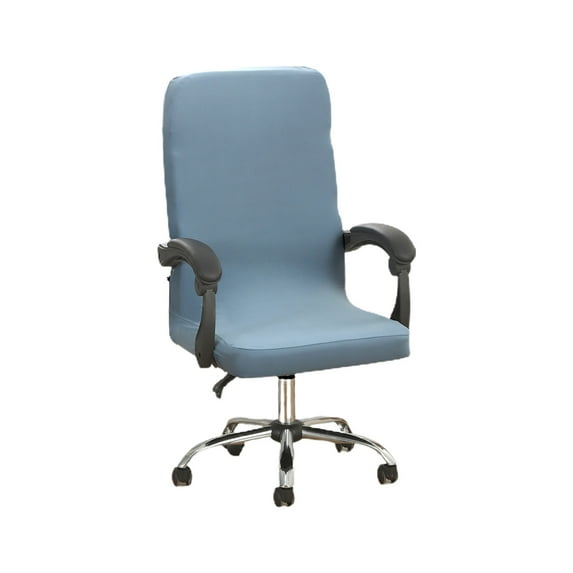 Zmeidao Office Chair Cover, Stretch Desk Rotating Chair Slipcovers, Anti-dust Removable Washable High Back Computer Seat Protector for Pets, M Size
