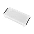 thumbnail image 1 of Zmeidao Pencil Box, Clear Plastic Hard Pencil Case Crayon Box, Stackable Storage Box Art Craft Marker Organizer Box for Crayon, Pen, Art Supply, 1 of 8
