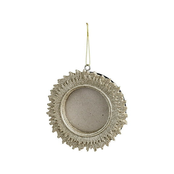 Zmeidao Picture Frame Ornament for Christmas Tree, Vintage Photo Frames Resin Ornament for Livingroom Window, Christmas Tree, Christmas Decoration