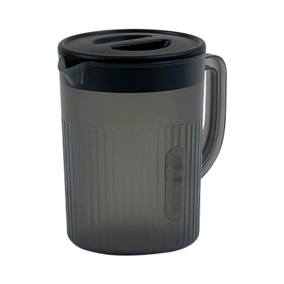 Zmeidao Plastic Pitcher with Lid, Juice Pitcher Iced Tea Pitcher with Handle for Lemonade, Coffee,Iced Tea, Milk, Juice, Beverages