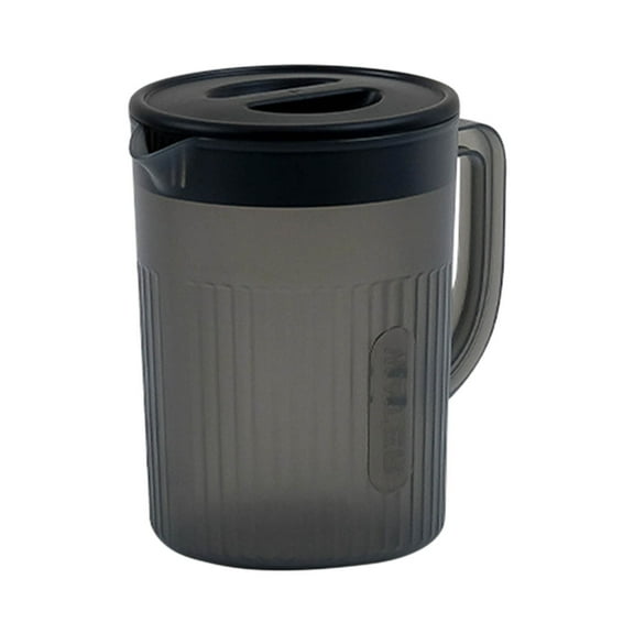 Zmeidao Plastic Pitcher with Lid, Juice Pitcher Iced Tea Pitcher with Handle for Lemonade, Coffee,Iced Tea, Milk, Juice, Beverages