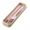 thumbnail image 1 of Zmeidao Portable Utensils Set with Case, Reusable Flatware Set, Chopsticks Fork Spoon Set for Travel Camping Daily Use, Eco-Friendly Plastic Flatware, 1 of 5