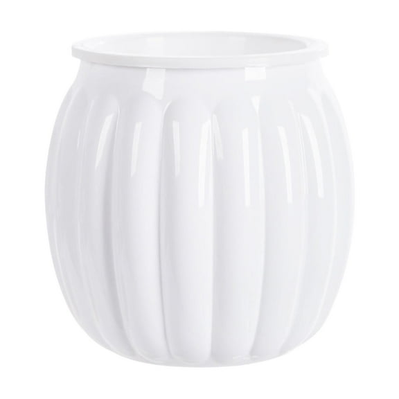 Zmeidao Pumpkin Shape Plastic Vase, Self Watering Planters, Decorative Vase for Home Room Office Party Wedding