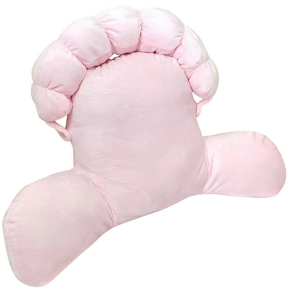 Zmeidao Reading Pillow, Back Support Pillow with Arms for Sitting in Bed Couch Sofa, Dorm Essentials, Reading Accessories