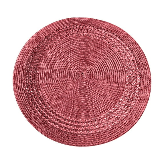 Zmeidao Round Placemats, Woven Table Mats for Kitchen, Non Slip Heat Resistant Braided Placemat for Farmhouse Decor and Kitchen Table Decor