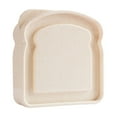 thumbnail image 1 of Zmeidao Sandwich Containers, Toast Shape Lunch Box with Lids, Reusable Plastic Sandwich Holder Bread Container for Adults, Microwave & Dishwasher Safe, 1 of 3