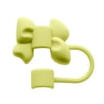 thumbnail image 1 of Zmeidao Silicone Straw Covers Cap, Dust-Proof Drinking Straw Reusable Straw Tips Lids, Cute Bow Shaped Straw Tip Covers Perfect for Traveling, Picnicking, Party Decoration, 10mm 0.4in, 1 of 9