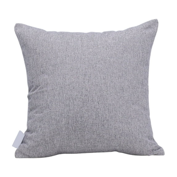 Zmeidao Solid Color Throw Pillows, Decorative Throw Pillows with Inserts, 18”x18” Square Pillows for Sofa, Couch, Bed, Chair Cushion