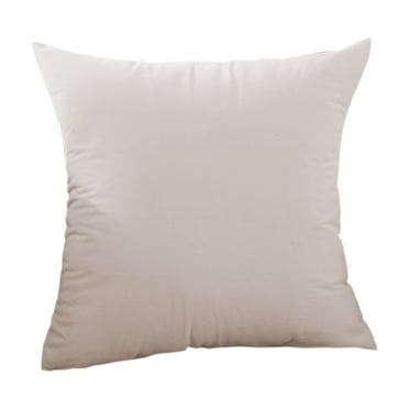 Zmeidao Solid Color Velvet Pillow Square Throw Pillow for Bed Couch Sofa Bench, 17.7x17.7in
