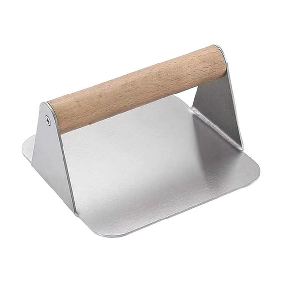 Zmeidao Stainless Steel Burger Press, Hamburger Smasher Tool, Non-Stick Smooth Hamburger Press for Smashburger, Bacon, Ground Beef, Meat, Sausage