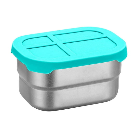 Zmeidao Stainless Steel Salad Dressing Containers with Lids, Reusable Sauce Containers for Lunch Box, Travel, Picnics & Kitchen Storage