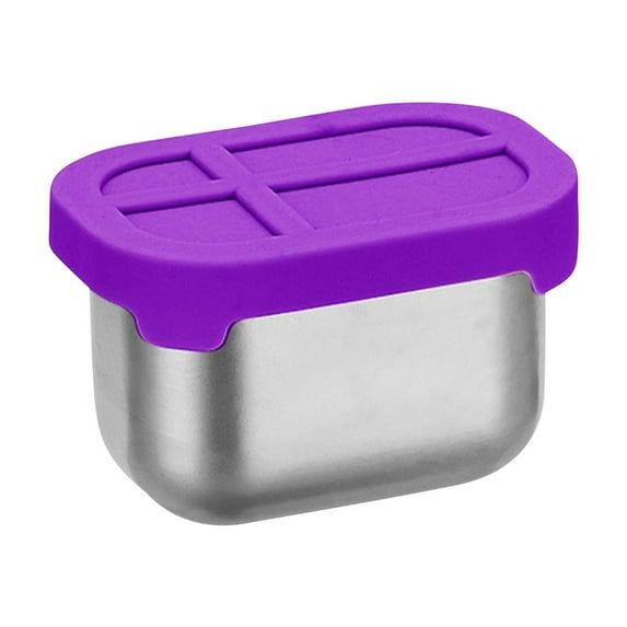 Zmeidao Stainless Steel Salad Dressing Containers with Lids, Reusable Sauce Containers for Lunch Box, Travel, Picnics & Kitchen Storage