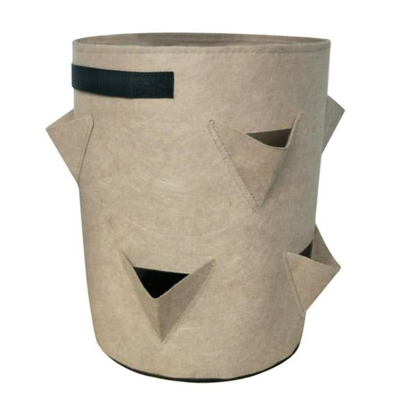 Zmeidao Strawberry Planter, Tomato Grow Bag, Sturdy Hanging Handle Grow Bags for Tomato Hot Peppers Vegetables