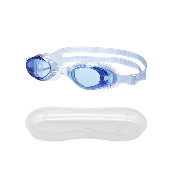 Zmeidao Swim Goggles with Storage Box, Adult Swim Goggles for Men Women, Great for Pool and Diving