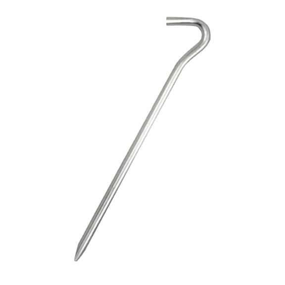 Zmeidao Tent Pegs, Tent Stakes Pegs with Hook, Camping Stakes Garden Stakes, Tent Spikes for Camping, Canopy, Outdoor Decoration, 7in
