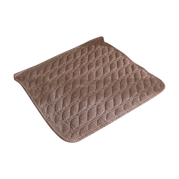 Zmeidao Thin Chair Cushions with Ties for Dining Chair Seat Pads Square Kitchen Chair Seat Cover, 15.75x15.75in
