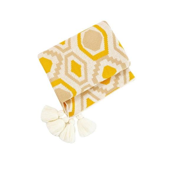 Zmeidao Throw Blanket for Couch and Bed, Home Decor Throw, Decorative Blankets with Tassel, All Season Blanket for Bed Sofa, 47.2x31.5in