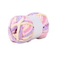thumbnail image 1 of Zmeidao Tie Dye Chunky Yarn for Crocheting & Knitting, Multi Color Plush Yarn for Handcrafts Weaving Making Blankets, 1 of 7