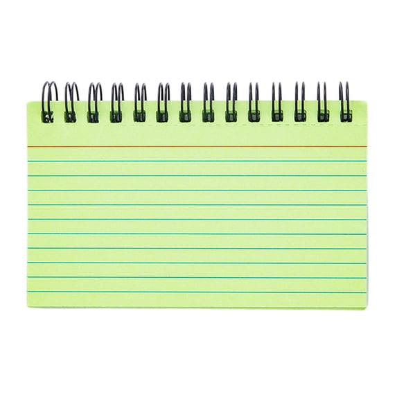 Zmeidao Top Bound Spiral Notebook, Lined Notepad, Coil Writing Note Pads for Office Business Supplies, 2.9x4.9in