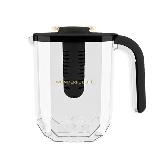 Zmeidao Water Pitcher with Infuser, Water Jug with Pour Spout Lid for Iced Tea, Juice, Beverages, Water, Lemon, Fruit & Herbs