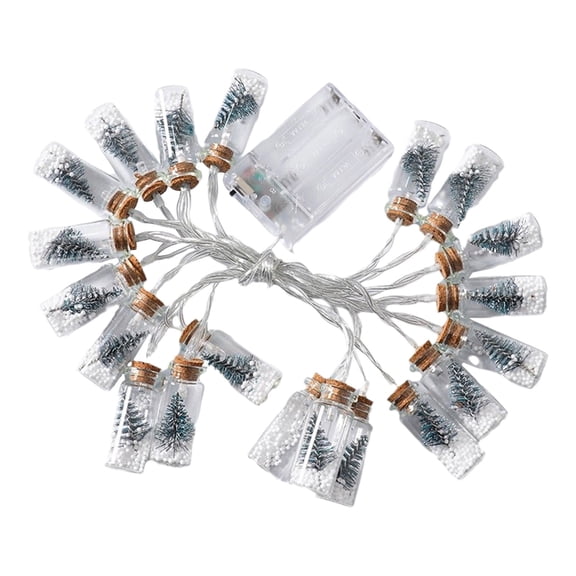 Zmeidao Wishing Bottle Christmas Fairy String Lights, 10 LED 5ft Xmas Indoor & Outdoor Light String Christmas Lights for Bedroom Party Wedding Xmas Tree Decoration
