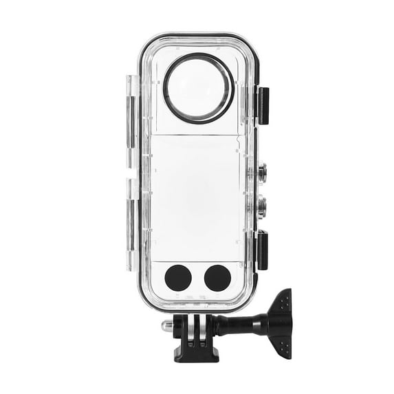 Zmisner Invisible Dive Housing Case for Insta360 X3, 60m/196ft Waterproof Case Protective Underwater Dive Shell with Bracket Accessories (Plastic Lens Protector)