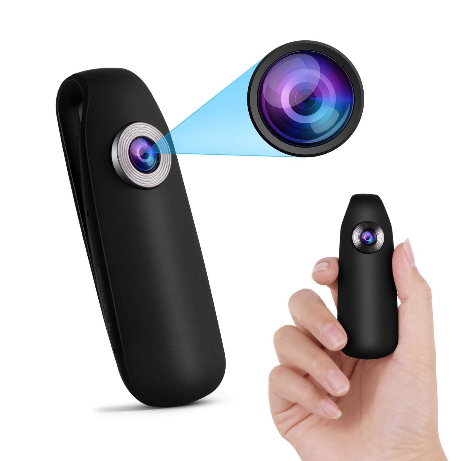 Zmisner Wearable Body Camera HD 1080P Portable Pocket Video Recorder ...