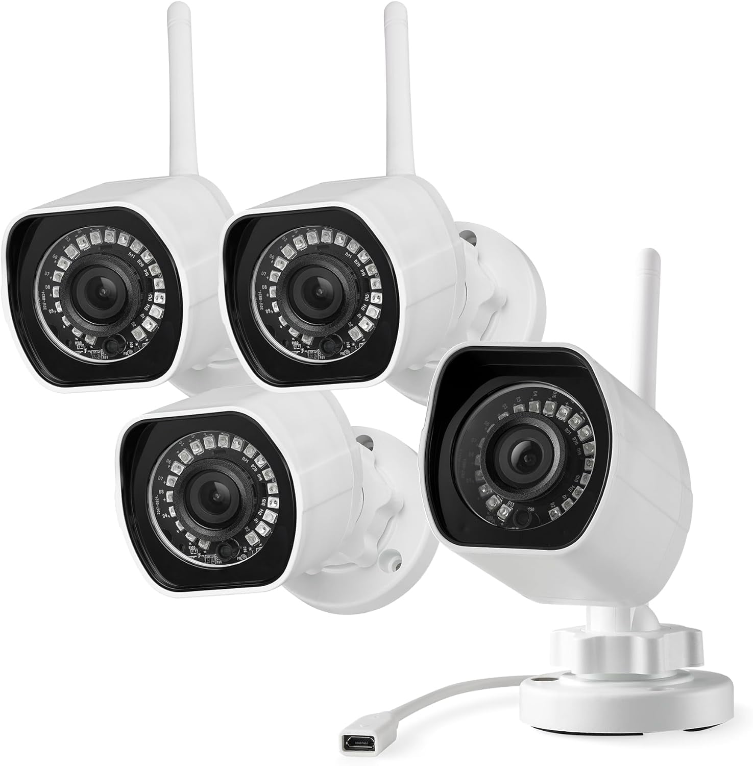Outdoor Wireless Security Cameras Near Me Zmodo 1080p Full HD Outdoor Wireless Security Camera System, 4 Pack