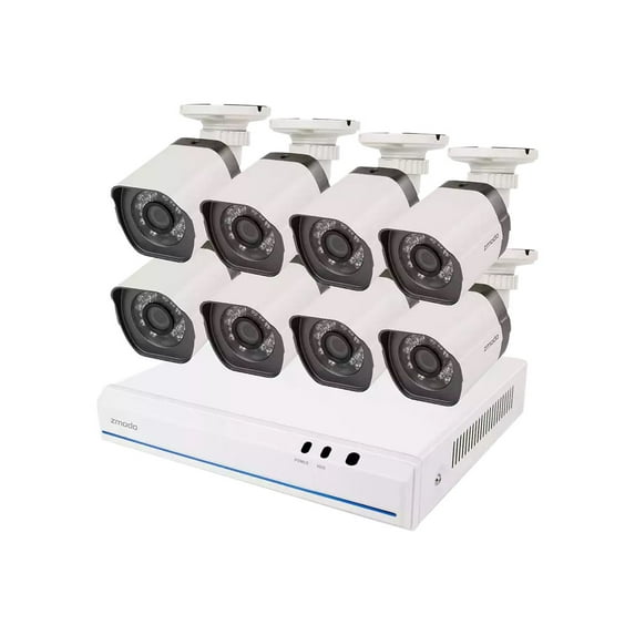 8 Channel 720p NVR system with 8 HD IP Cameras &2TB HDD