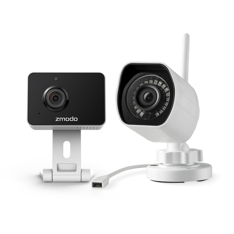 Zmodo Security Cameras Pack, 1080P WiFi Indoor Outdoor Cameras