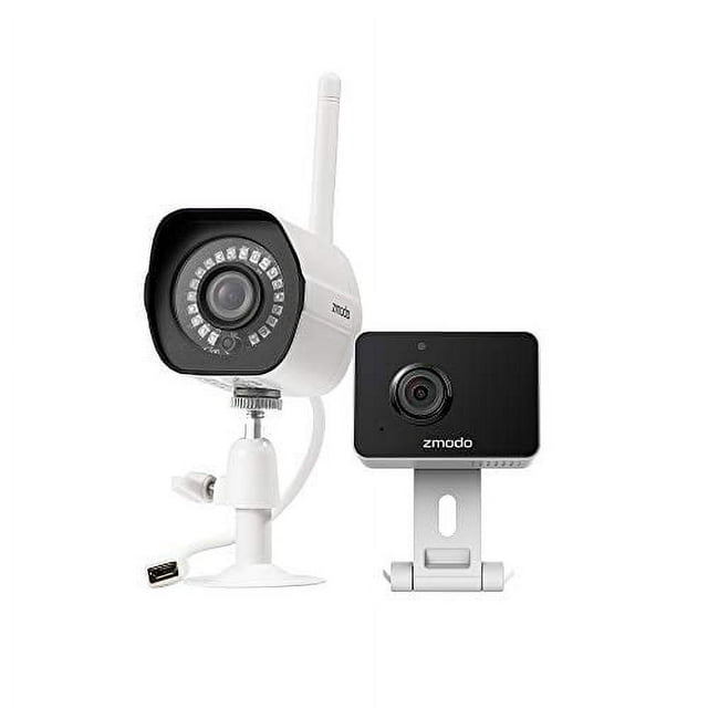 Zmodo Indoor/Outdoor Camera 2 Pack, 1080P Wireless Home Security