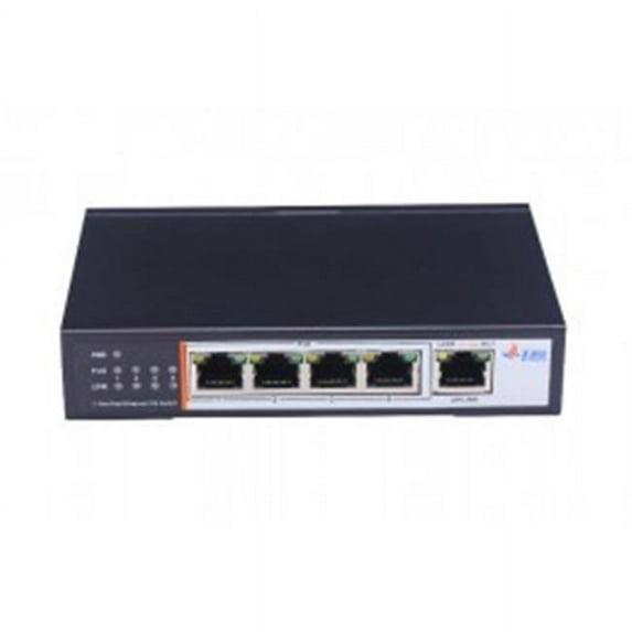 Zmodo NE-PSE104 48V 2 amp 4 Ports Power Over Ethernet sPoE Switch Injector