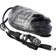 Zmodo W-VP1018 60Feet AWG30 Premade Siamese CCTV Video and Power Cable