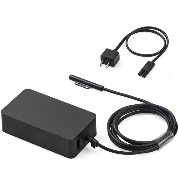 A1706 65W Charger for Surface Pro Laptop Charger, Compatible with Surface Pro 11,10, 9, 8, 7+, 6, 5, 4, 3, X Laptop