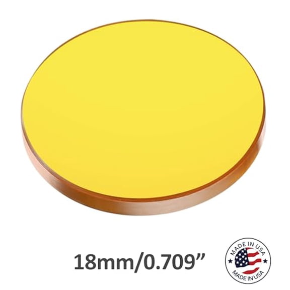 ZnSe Focus lens 18mm Dia 2mm Edge Thickness For C02 laser 10.6um (63.5mm(2.5"))