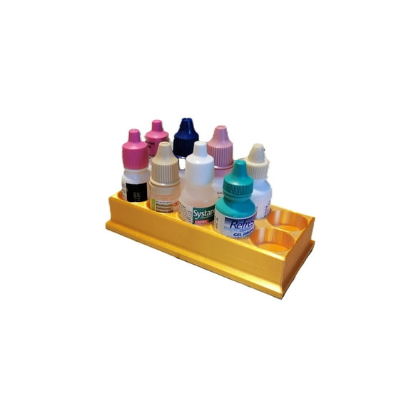Znet3D Eye Drop Bottles Organizer  Storage – 10-Slot Holder