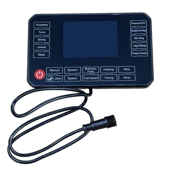 Znines Electric Massage Chair Control Panel, Black  Fits Selected Znines Chair Models Only