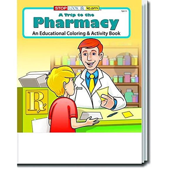 ZoCo: 25 Pack - A Trip to The Pharmacy Kid's Educational Coloring & Activity Books
