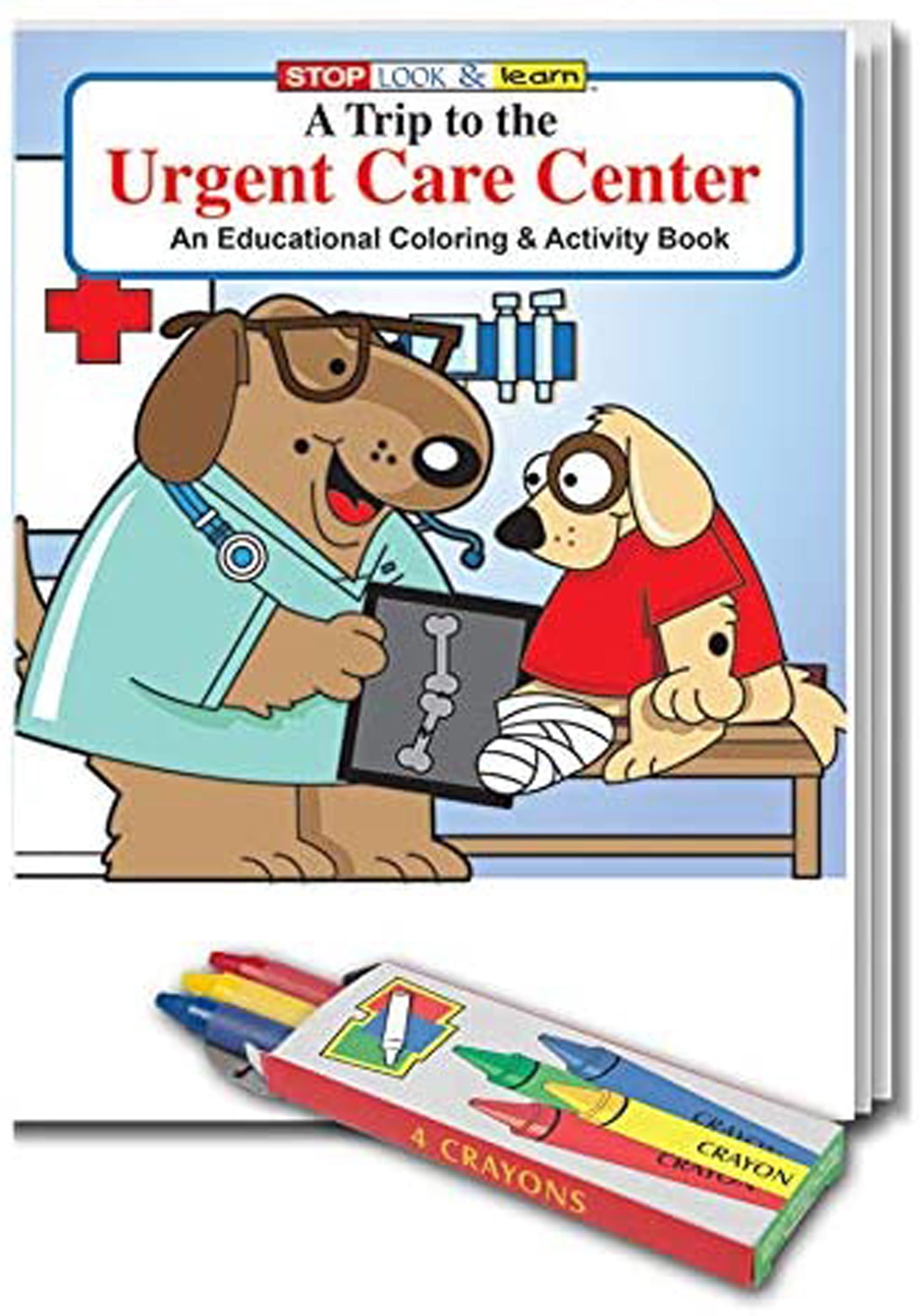 ZoCo: 25 Pack - A Trip to The Urgent Care Center - Kid's Educational Coloring & Activity Books
