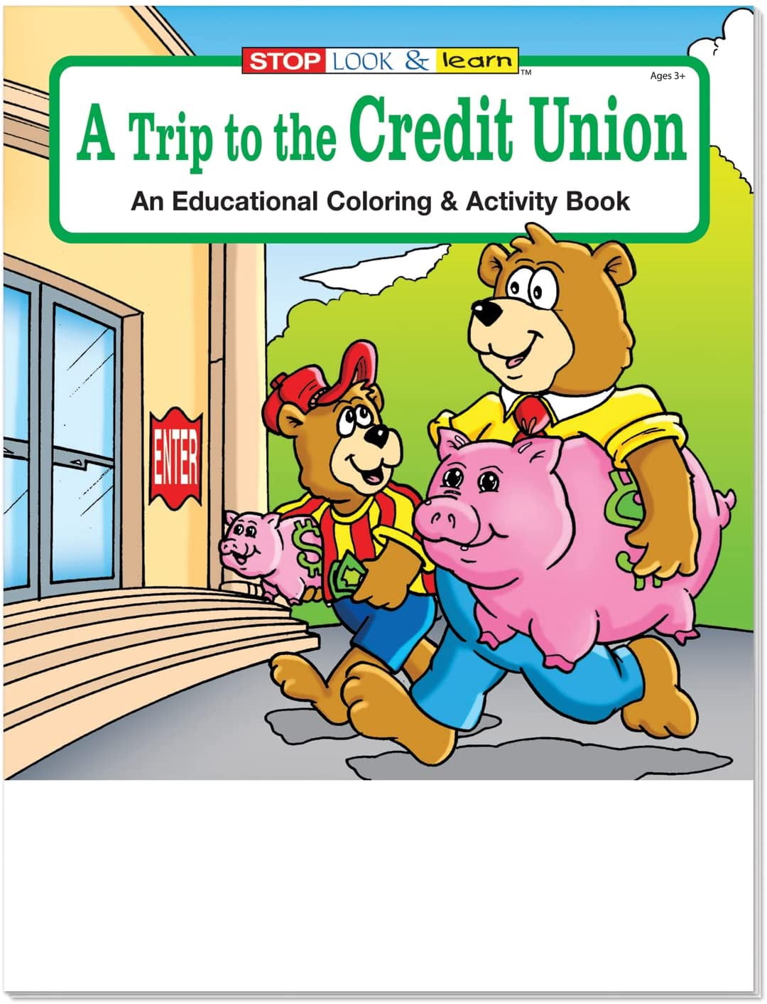 ZoCo 25-Pack A Trip to the Credit Union 16-Page Kid's Coloring Book Set