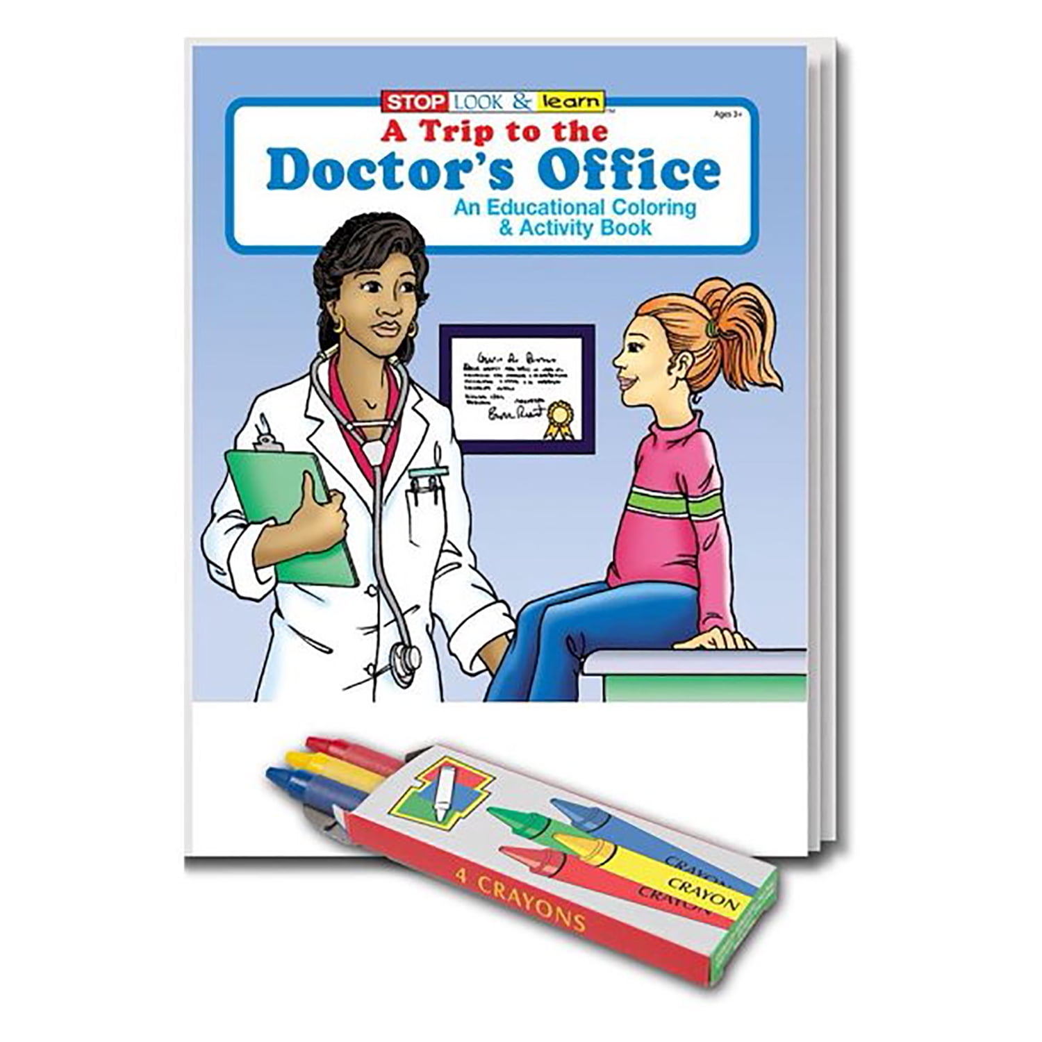 ZoCo: 25 Pack - A Trip to the Doctor's Office Kid's Coloring & Activity Books
