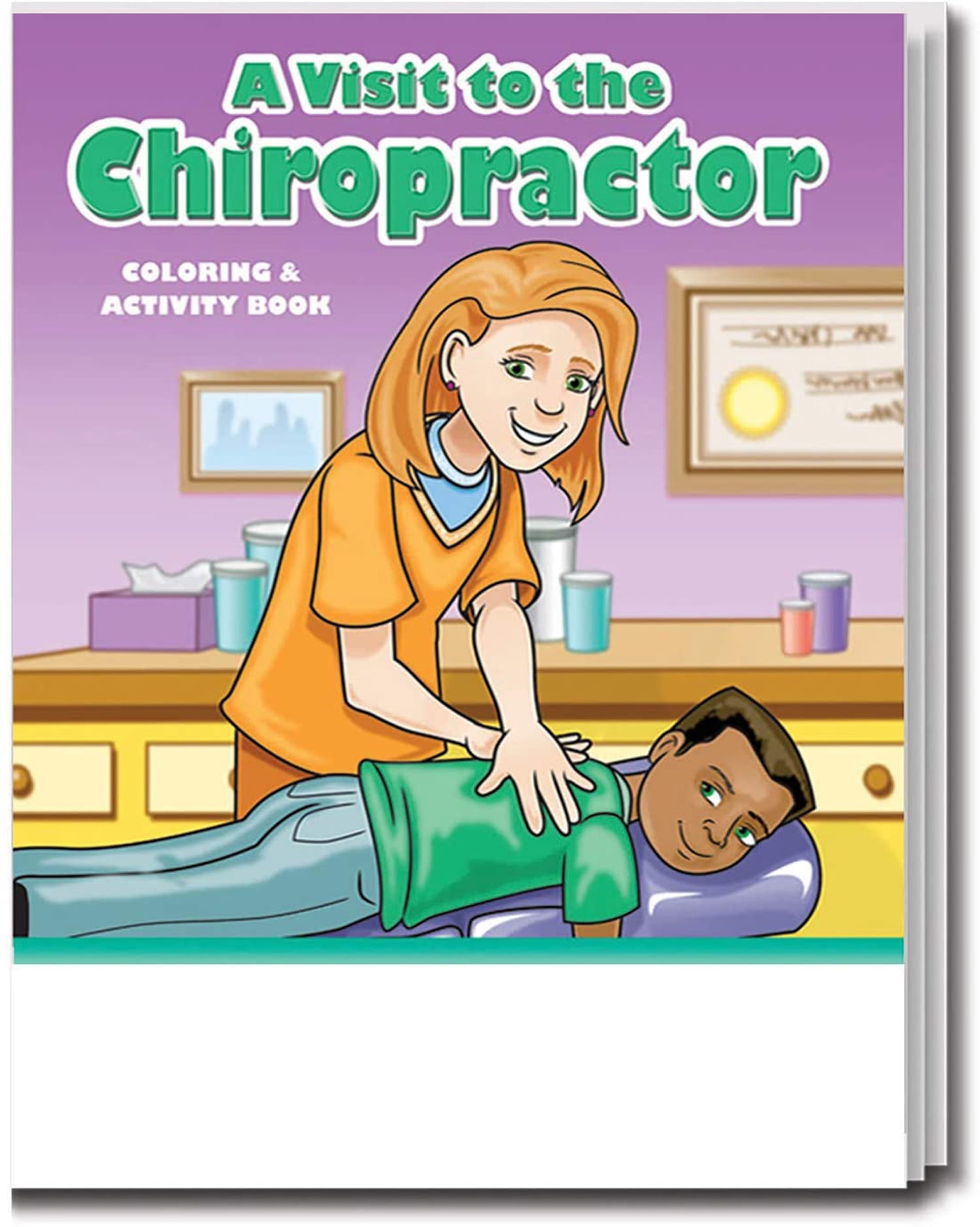 ZoCo: 25 Pack - A Visit to The Chiropractor Kid's Coloring & Activity Books