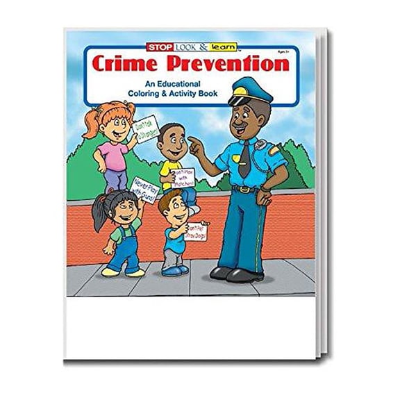 ZoCo: 25 Pack - Crime Prevention Kid's Educational Coloring & Activity Books
