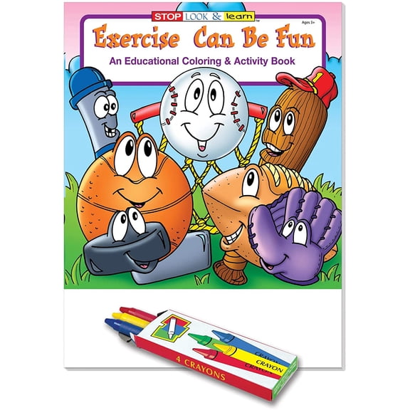 ZoCo: 25 Pack - Exercise Can Be Fun Kid's Coloring & Activity Books