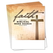 ZoCo Bible Word Search Puzzle Books Bulk Pack   25 Large Print Faith-Based Puzzle Books, Biblical Word Search Activity Books with Answer Keys for Seniors, Church Groups, Ministries & Assisted Living