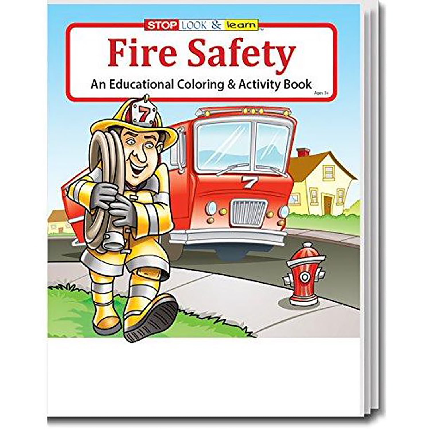 ZoCo: 25 Pack - Fire Safety Kid's Educational Coloring & Activity Books