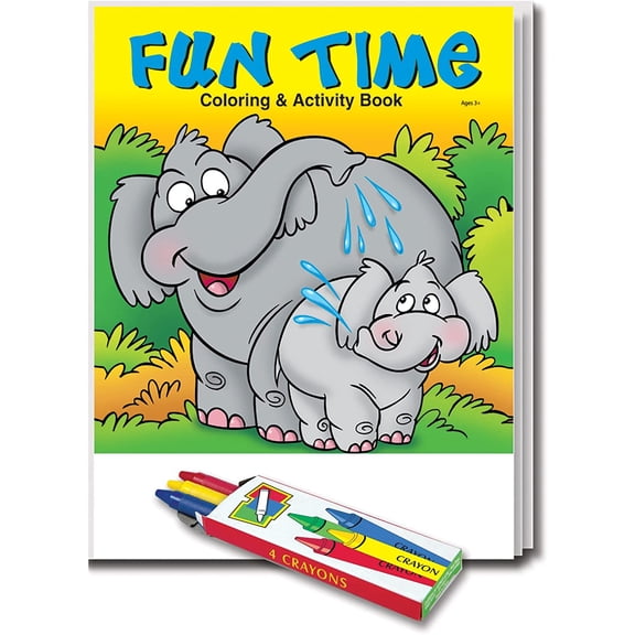 ZoCo: 25-Pack Fun Time Kid's Coloring & Activity Book Set