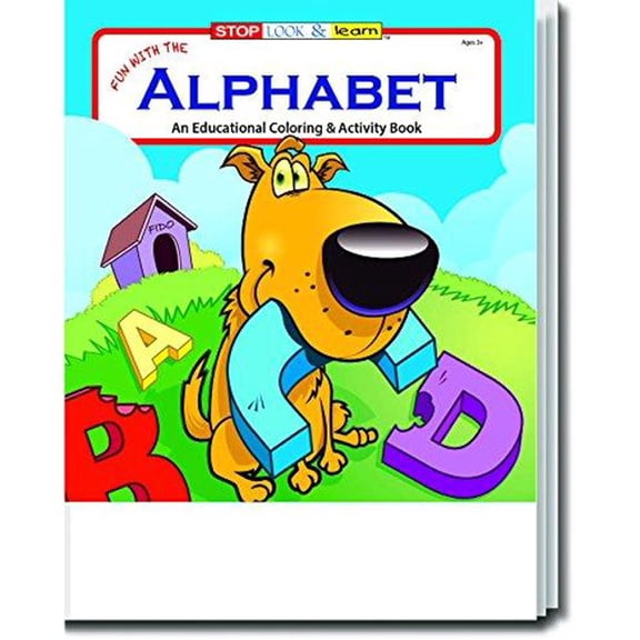 ZoCo: 25 Pack - Fun With The Alphabet Kid's Educational Coloring & Activity Books